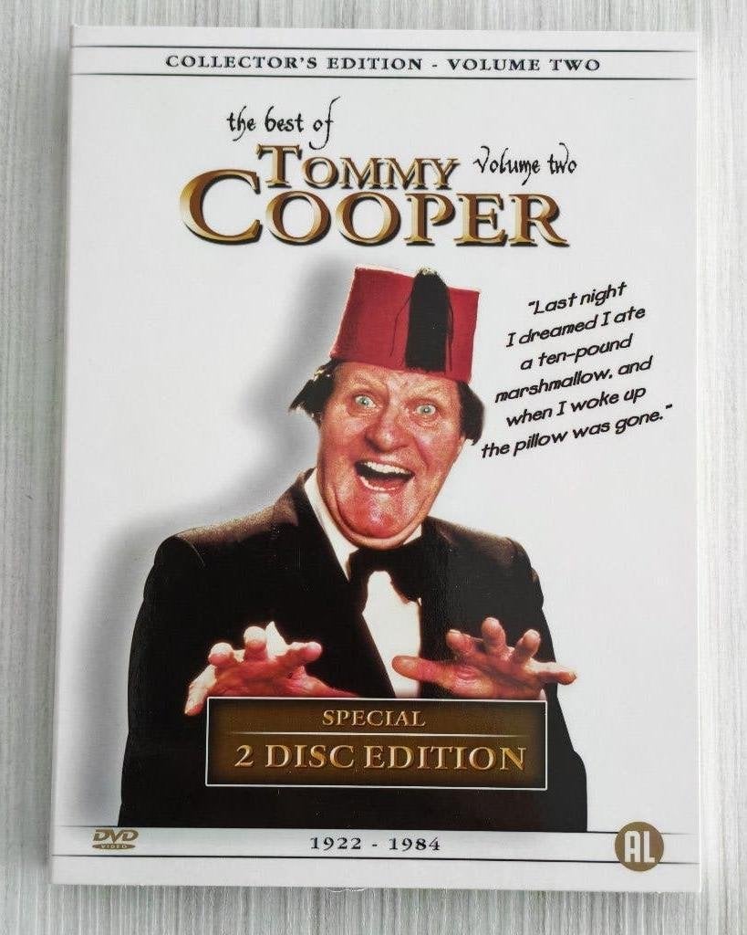 TOMMY COOPER - The best of T.C. volume 2 (2 DVD box), Alle leeftijden, Ophalen of Verzenden, Tommy Cooper, Tv-programma of Sketches