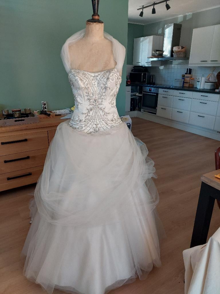 Trouwkleed, Kleding | Dames, Trouwjurk, Wit, Zo goed als nieuw, Ophalen