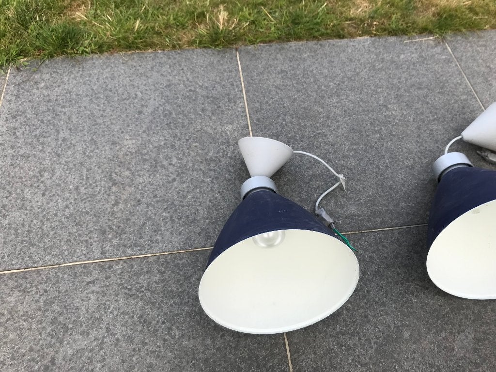 2x hanglamp., Maison & Meubles, Enlèvement, Comme neuf, Métal