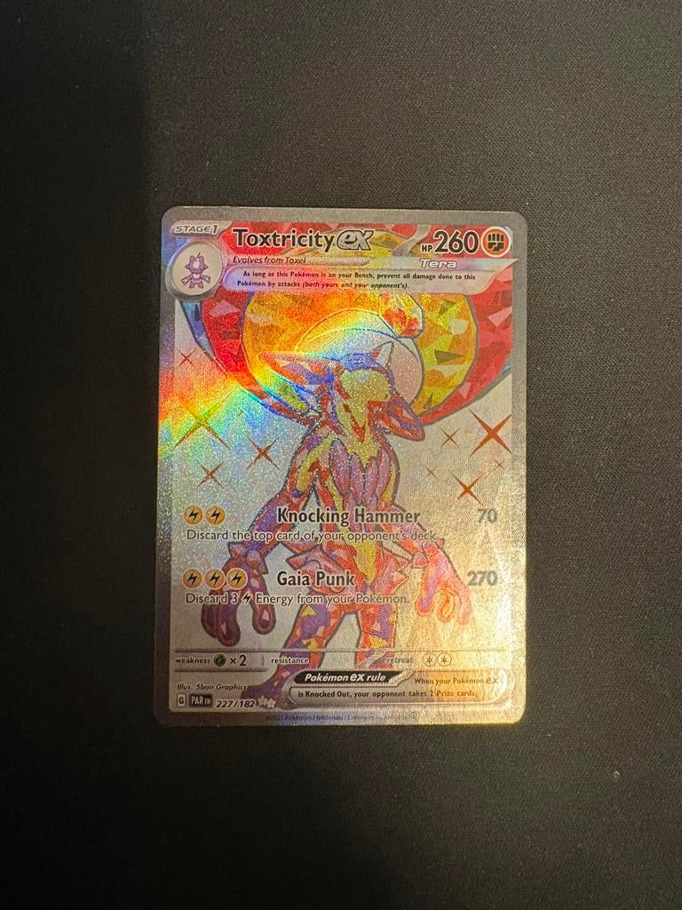 Toxtricity ex 227/182 Pokémon kaart, Hobby en Vrije tijd, Verzamelkaartspellen | Pokémon, Ophalen of Verzenden, Zo goed als nieuw