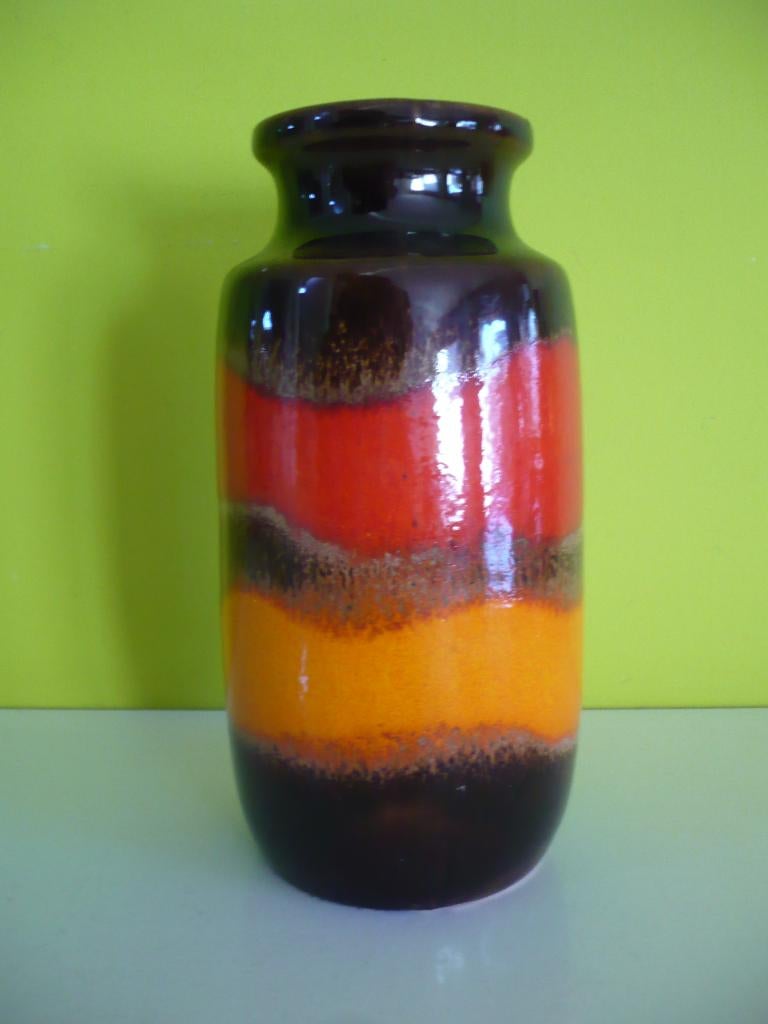 Knappe vintage seventies vaas Scheurich West-Germany, Antiek en Kunst, Antiek | Vazen, Ophalen of Verzenden