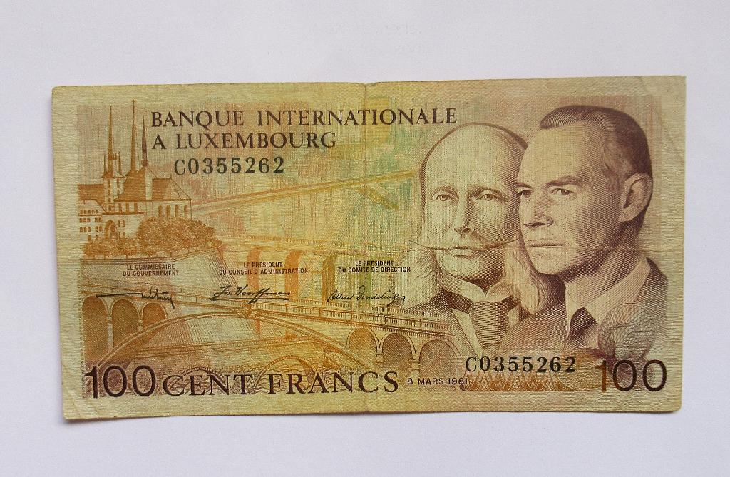 Luxemburg  100 Francs  1981, Postzegels en Munten, Bankbiljetten | Europa | Niet-Eurobiljetten, Verzenden