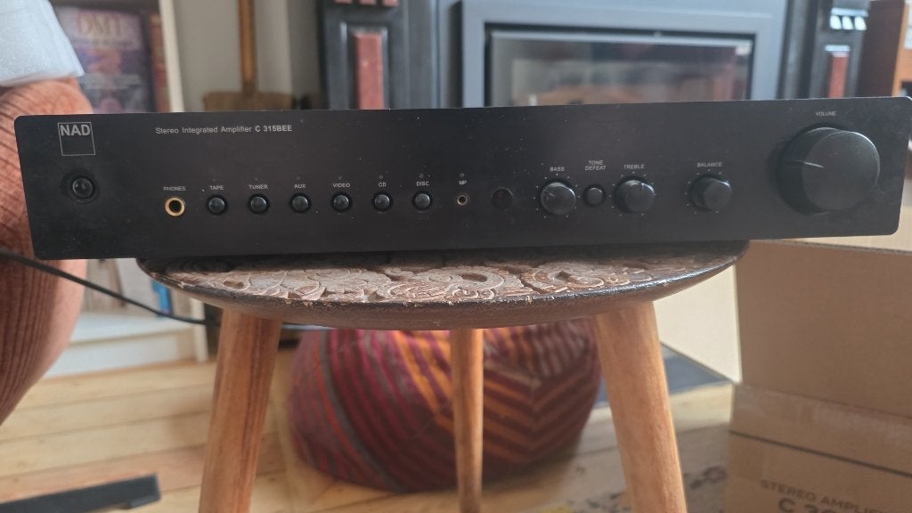 Ampli NAD C315BEE + enceinte KEF serie q, Audio, Tv en Foto, Versterkers en Ontvangers, Gebruikt, Stereo, 60 tot 120 watt, Overige merken