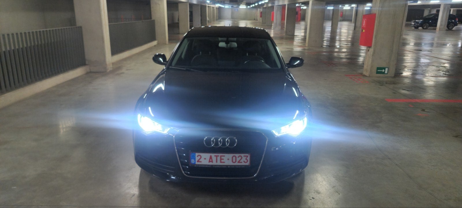 Audi A6 2.0d 2013, Auto's, Automaat, Zwart, Particulier, Te koop