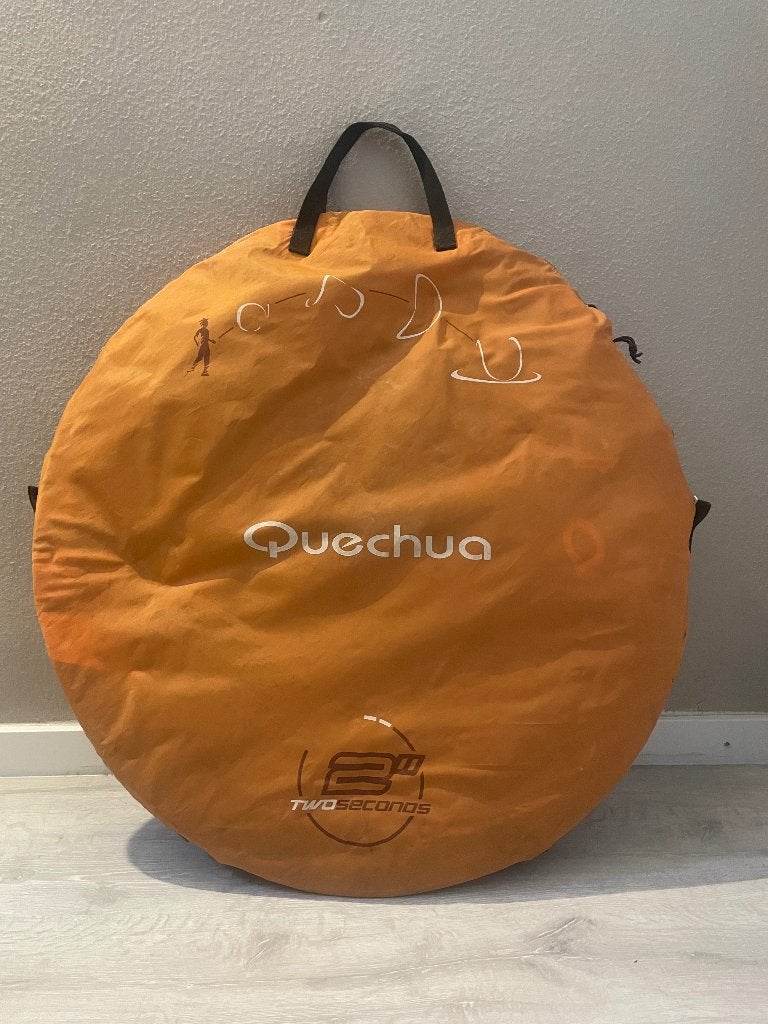 Tent two seconds Quechua, Caravans en Kamperen, Ophalen, Gebruikt, Tot en met 2