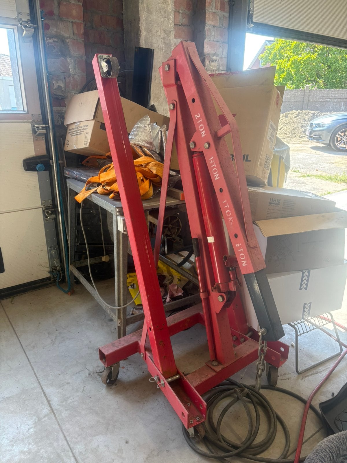 Motortakel/motorlift, Bricolage & Construction, Treuils et Palans, Enlèvement, Utilisé, Manuelle