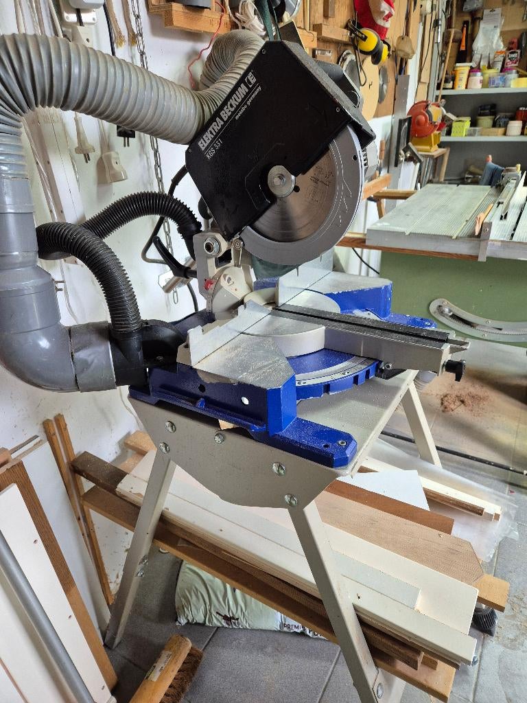 Afkort zaag Metabo / electra beckum KGS 331, Doe-het-zelf en Bouw, Gereedschap | Zaagmachines, Ophalen, Elecktra Beckum, Gebruikt
