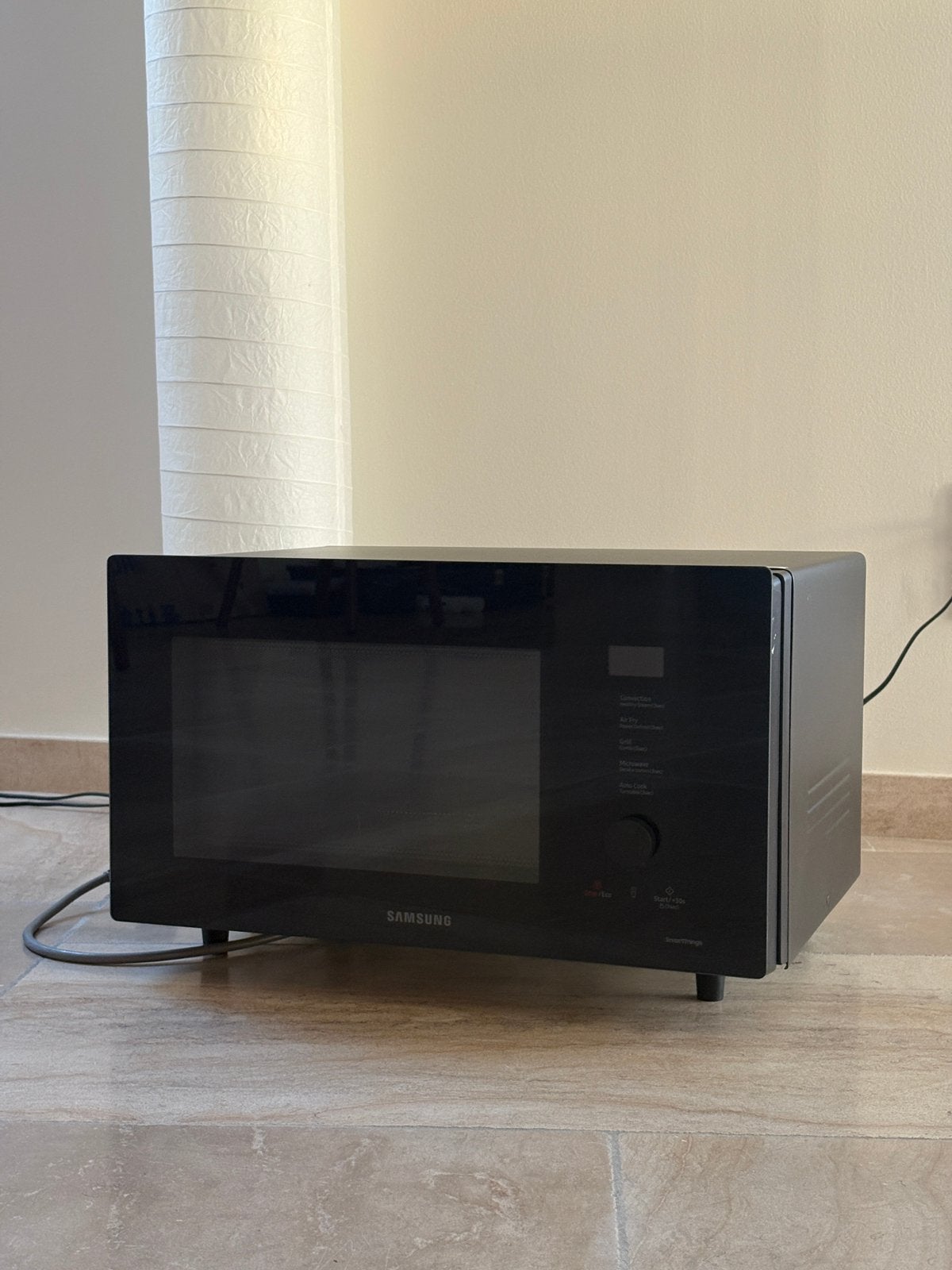 Samsung smart Combi microgolfoven, Elektronische apparatuur, Ophalen, Microgolfoven, Zo goed als nieuw, Draaiplateau