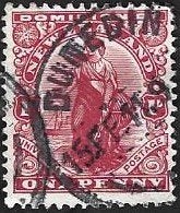 1 Postzegel Nieuw-Zeeland 1909 Zealandia, Timbres & Monnaies, Timbres | Océanie, Enlèvement ou Envoi, Affranchi