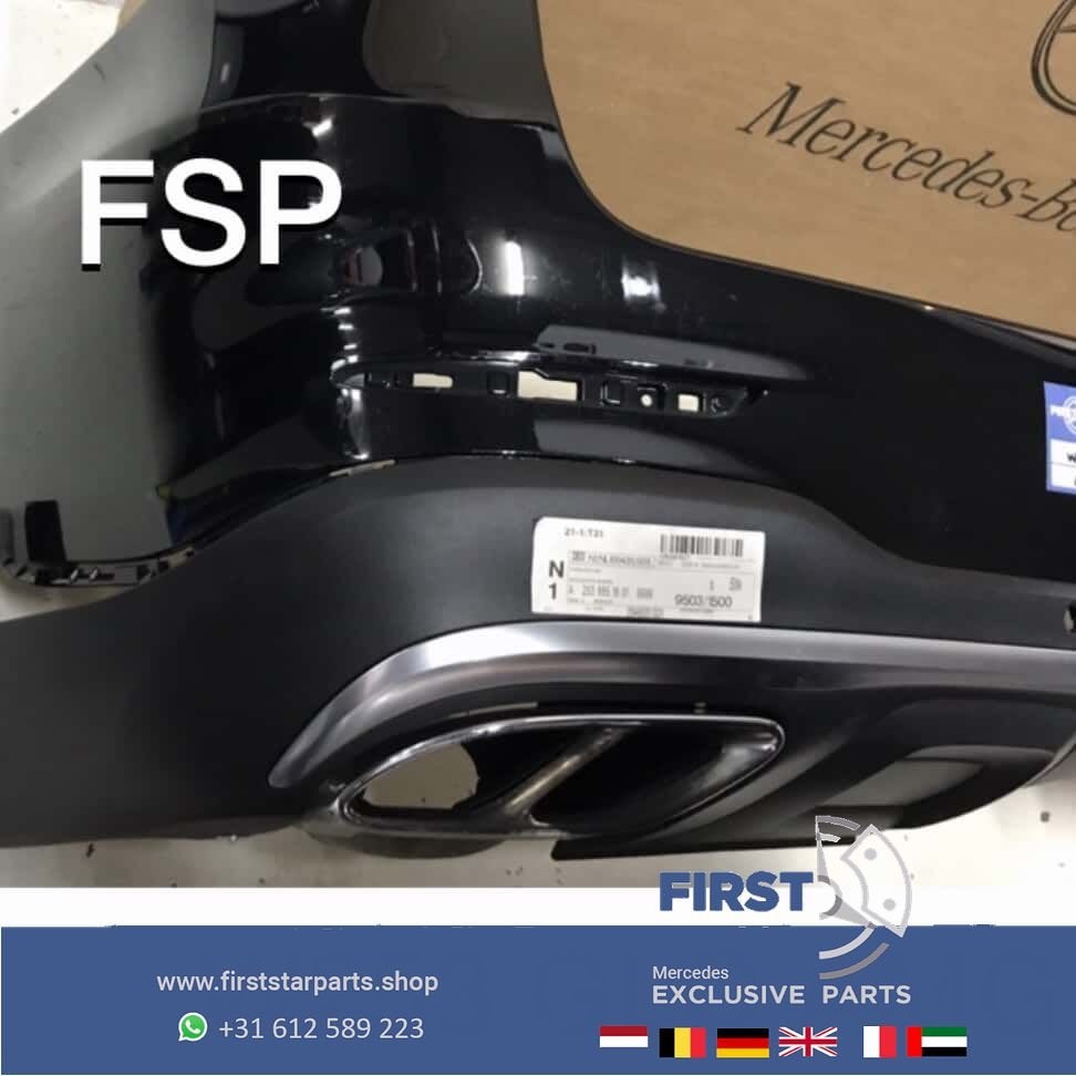 W253 X253 GLC 43 AMG VOORBUMPER + ACHTERBUMPER COMPLEET ZWAR, Gebruikt, -, Ophalen of Verzenden, Bumper