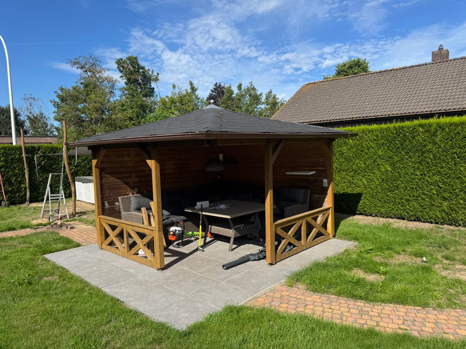Overkapping, Tuin en Terras, Tuinhuizen, Ophalen, Gebruikt