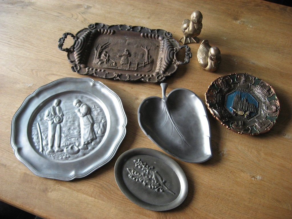 Tin en ander Decoratie 4,500 Kg, Antiek en Kunst, Ophalen