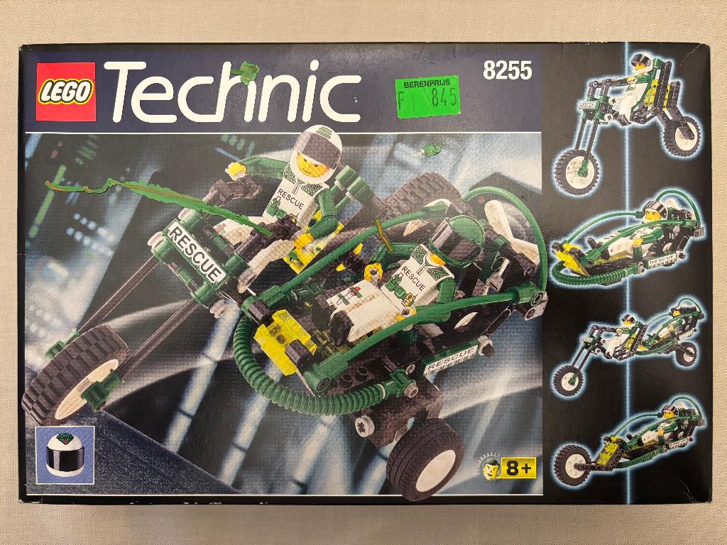 Lego Technic 8255 " rescue bike " compleet, Ophalen, Gebruikt, Complete set, Lego