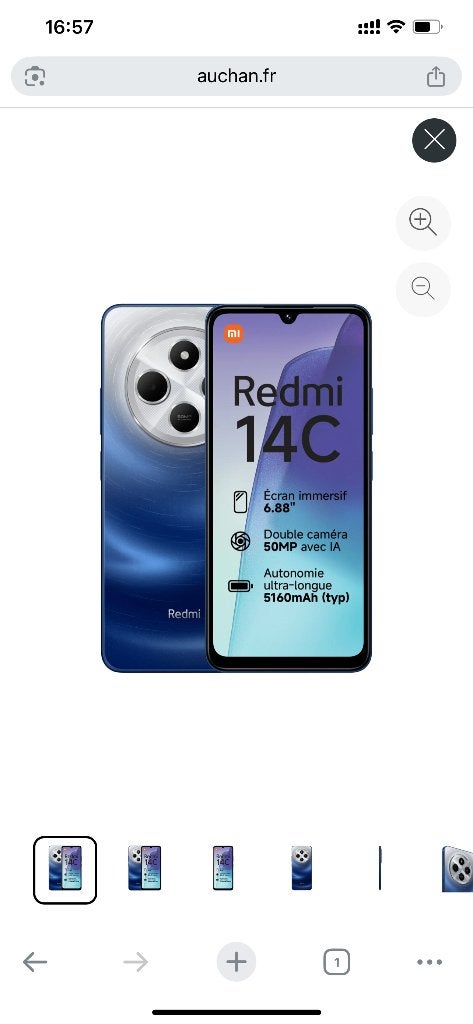 À vendre smartphone xiaomi 14c redmi 256gb.130€, Neuf, 10 mégapixels ou plus, Enlèvement, Sans abonnement