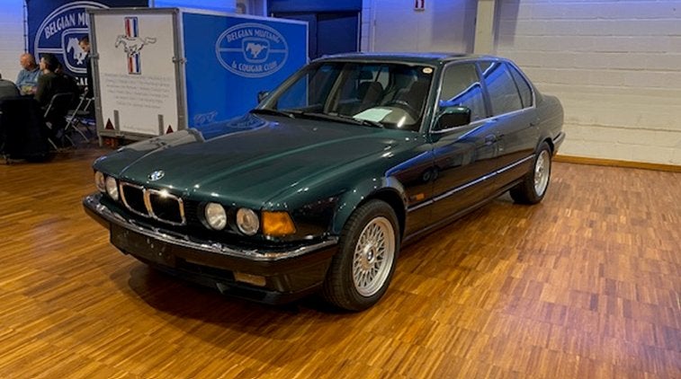 BMW 740i L  1992 120.000 KM, Auto's, BMW, Particulier, 7 Reeks, Climate control, Elektrische buitenspiegels, Elektrische stoelverstelling