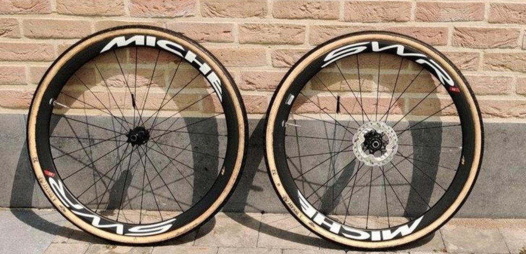 Cyclocross SWR miche carbon tube wielen, Ophalen