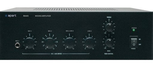 Apart MA65 Compacte mengversterker, TV, Hi-fi & Vidéo, Amplificateurs & Ampli-syntoniseurs, Enlèvement ou Envoi, Comme neuf, 60 à 120 watts