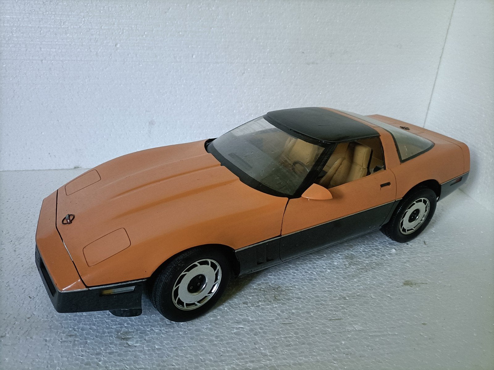 Grote Vintage Monogram 1984 Corvette C4 (Schaal 1:8 - 56 cm!, Enlèvement, Voiture