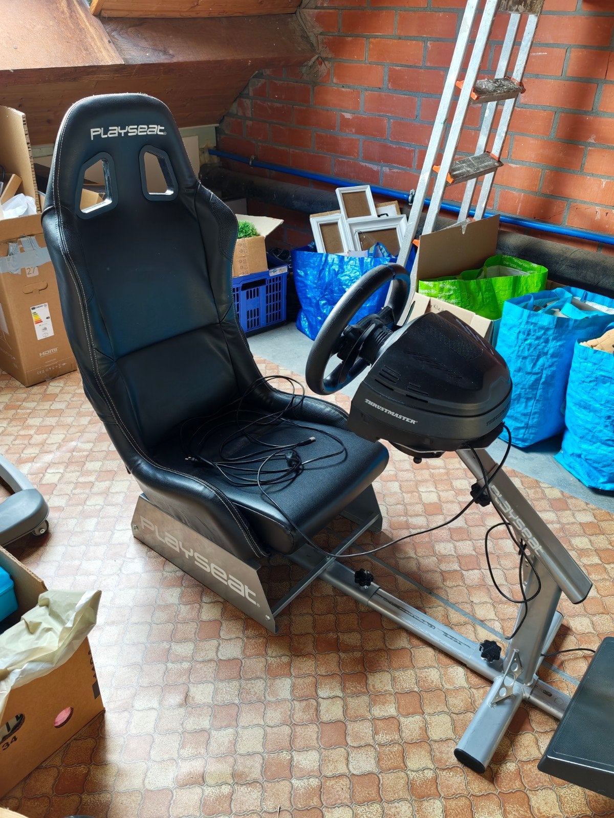 Playseat + Thrustmaster setup, Games en Spelcomputers, Games | Pc, Ophalen