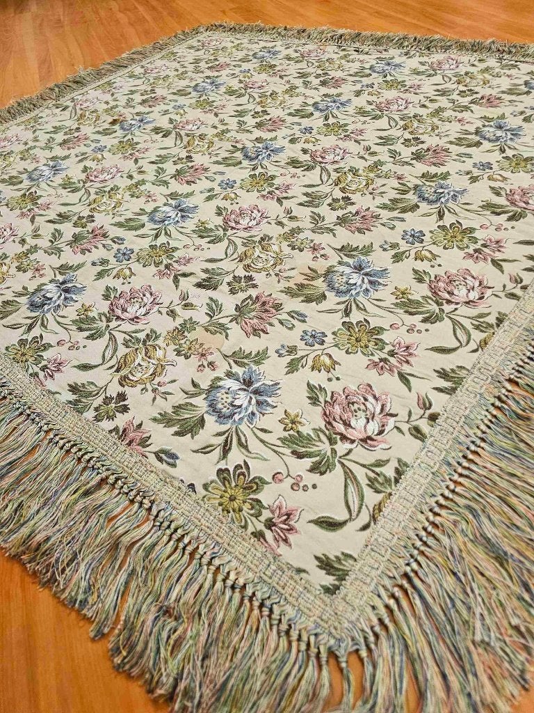 Nappe florale 120/117, Maison & Meubles, Nappes, Utilisé, Rectangle, Nappe, Enlèvement ou Envoi