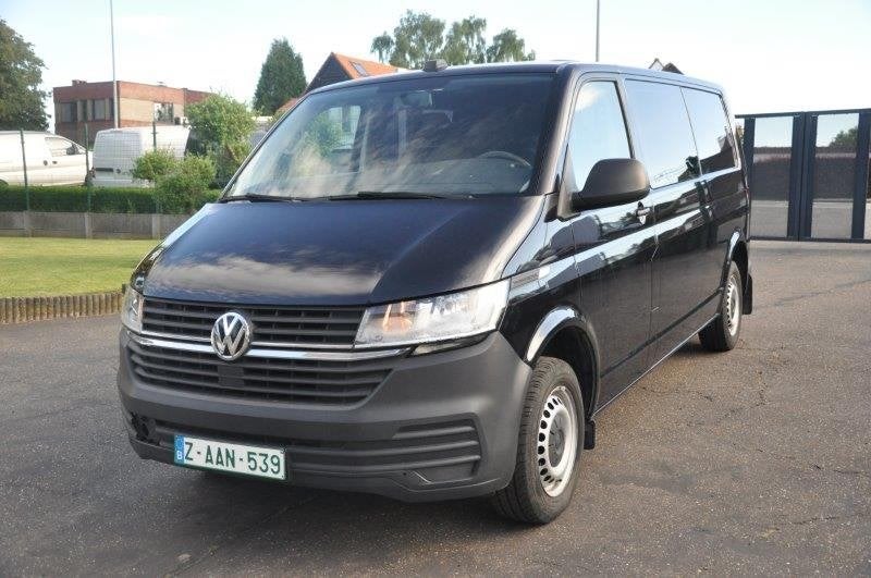 VW Transporter T6.1 2020 Dubbele Cab. 150 Pk Automaat BTW In, Auto's, Testrit aan huis, Stof, 4 cilinders, Volkswagen