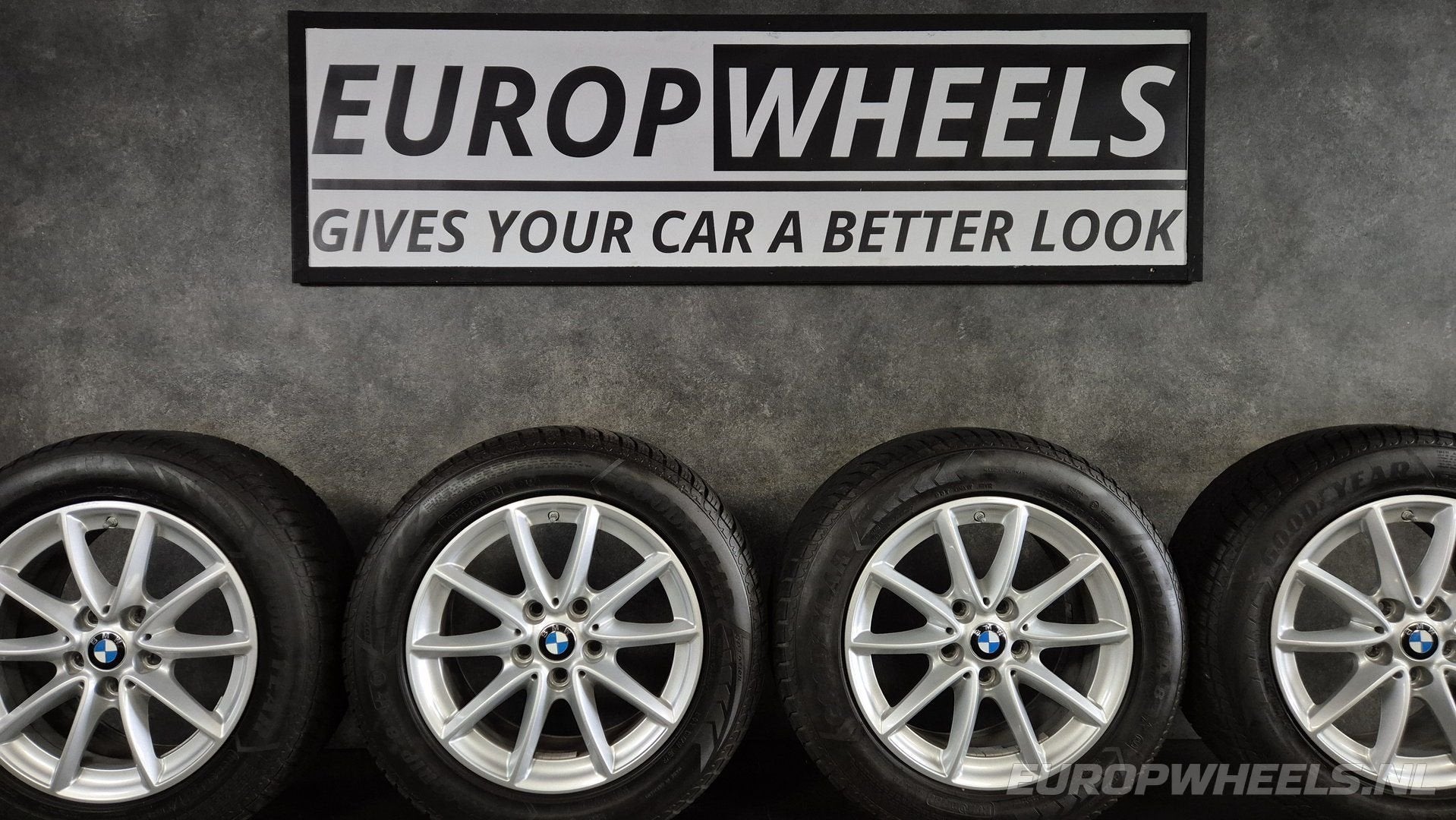 16 inch BMW F45 F46 velgen Goodyear winter Styling 471, Gebruikt, -, Banden en Velgen, -
