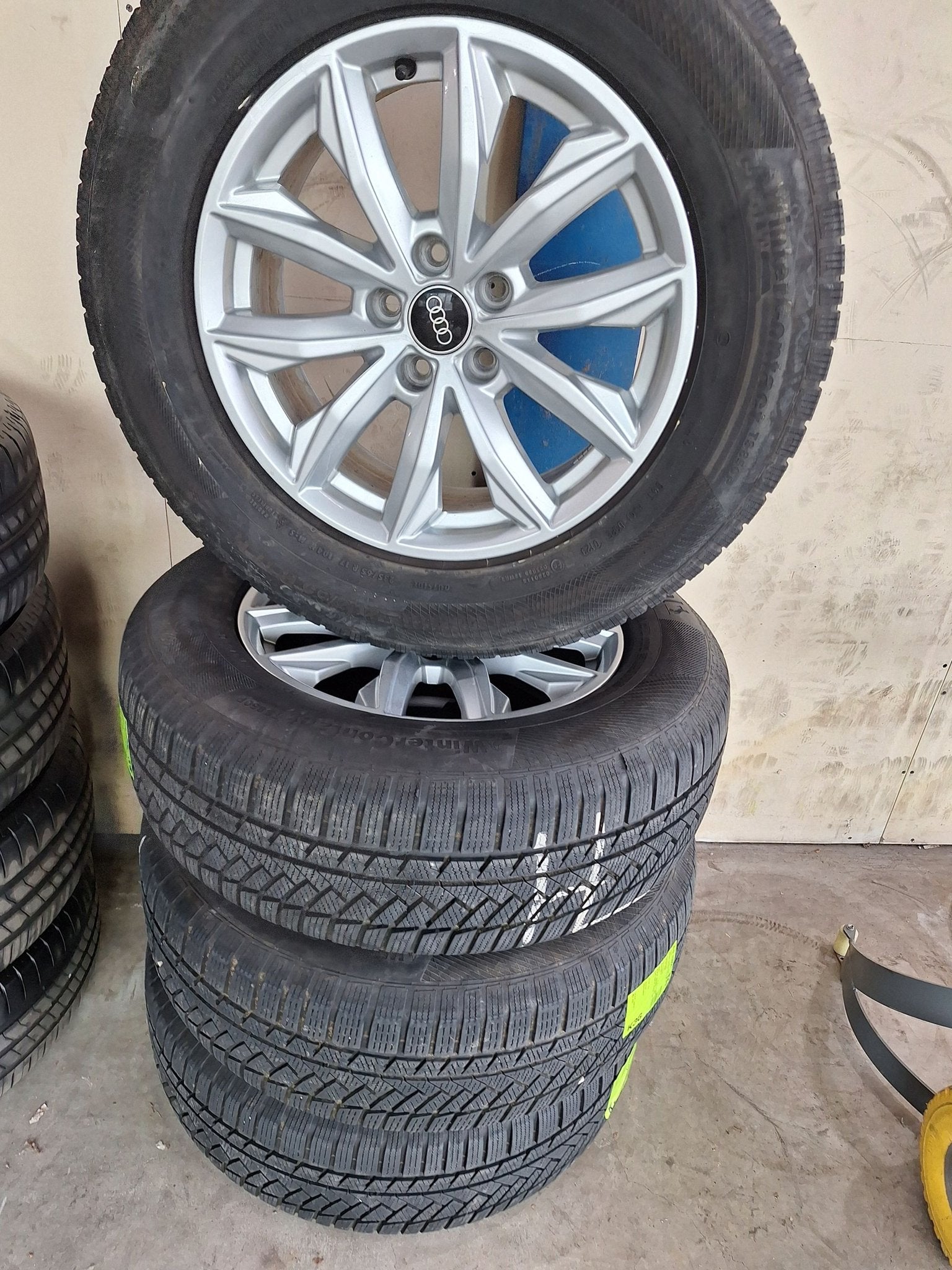 Audi Q5 Winterset 17 Inch Origineel, Ophalen, Gebruikt, -, -