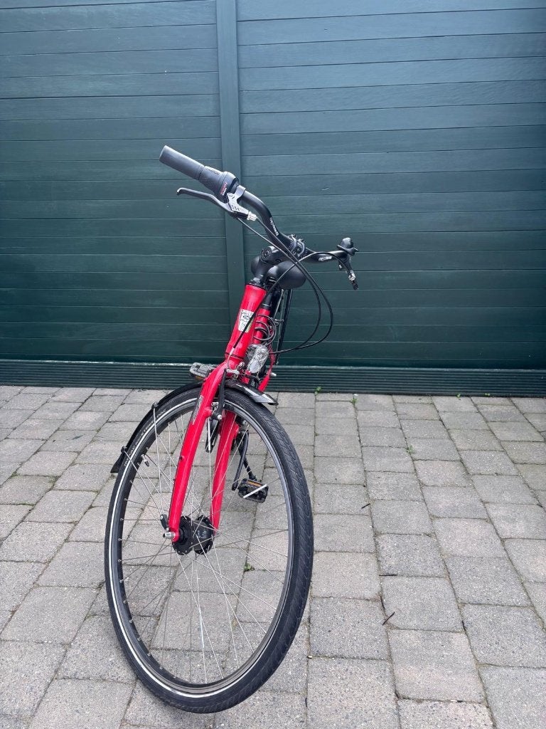 Fiets Velo de Ville , rood, Velgrem, (Extra) lage instap, Zo goed als nieuw, Minder dan 47 cm