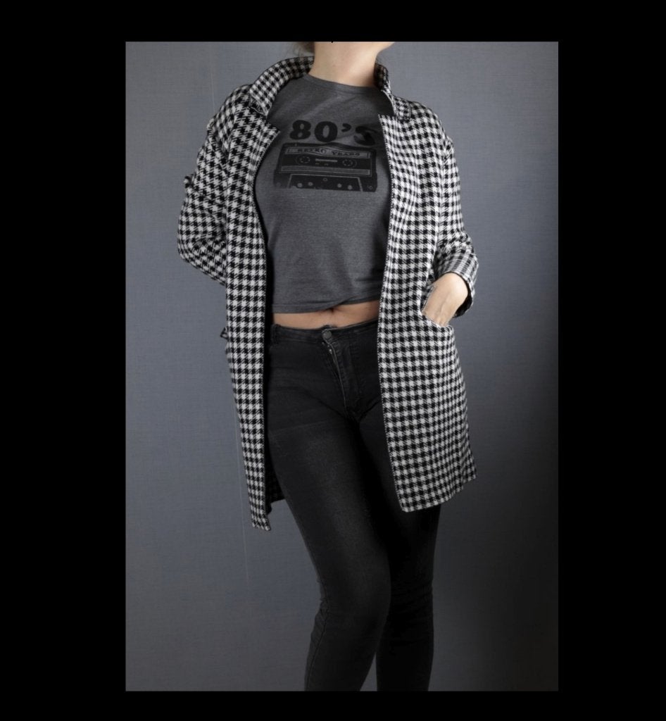 Zwart-witte gilet / jas van Kilky - Maat small/medium, Ophalen of Verzenden, Zwart