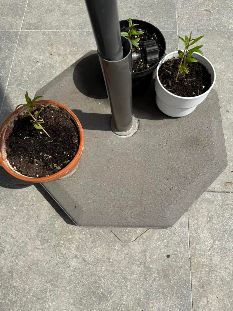 Base de Parasol beton, Ophalen, Zo goed als nieuw, Parasolvoet