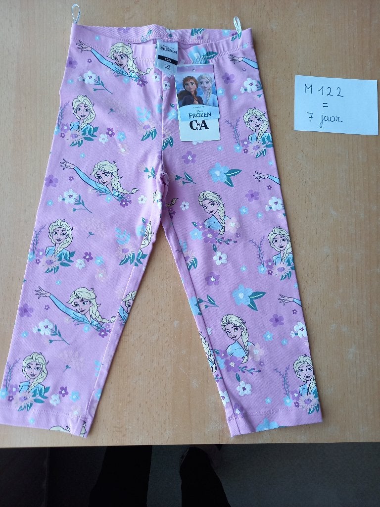 Nieuw broek/legging Elza Frozen maat 122/128, Kinderen en Baby's, Broek, C&A, Meisje, Nieuw
