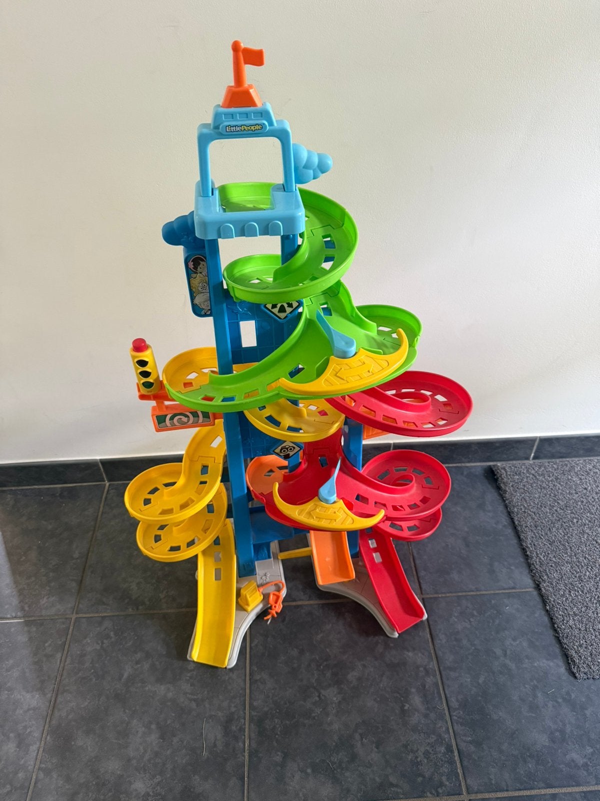 Little people city racebaan, Kinderen en Baby's, Speelgoed | Racebanen, Ophalen, Zo goed als nieuw, Racebaan
