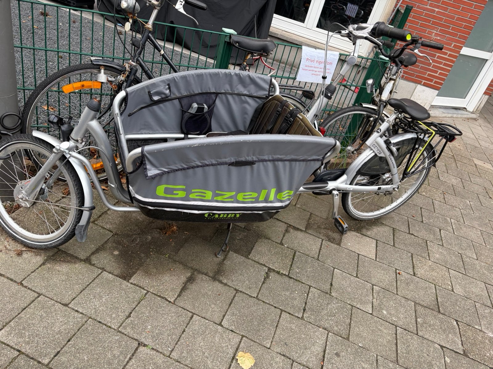 Mooie Gazelle bakfiets te koop – niet elektrisch, Ophalen, Gebruikt, Elektrisch, 2 kinderen