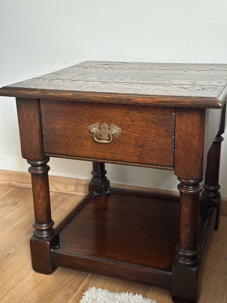 table d'appoint en chêne, Maison & Meubles, Enlèvement, Comme neuf