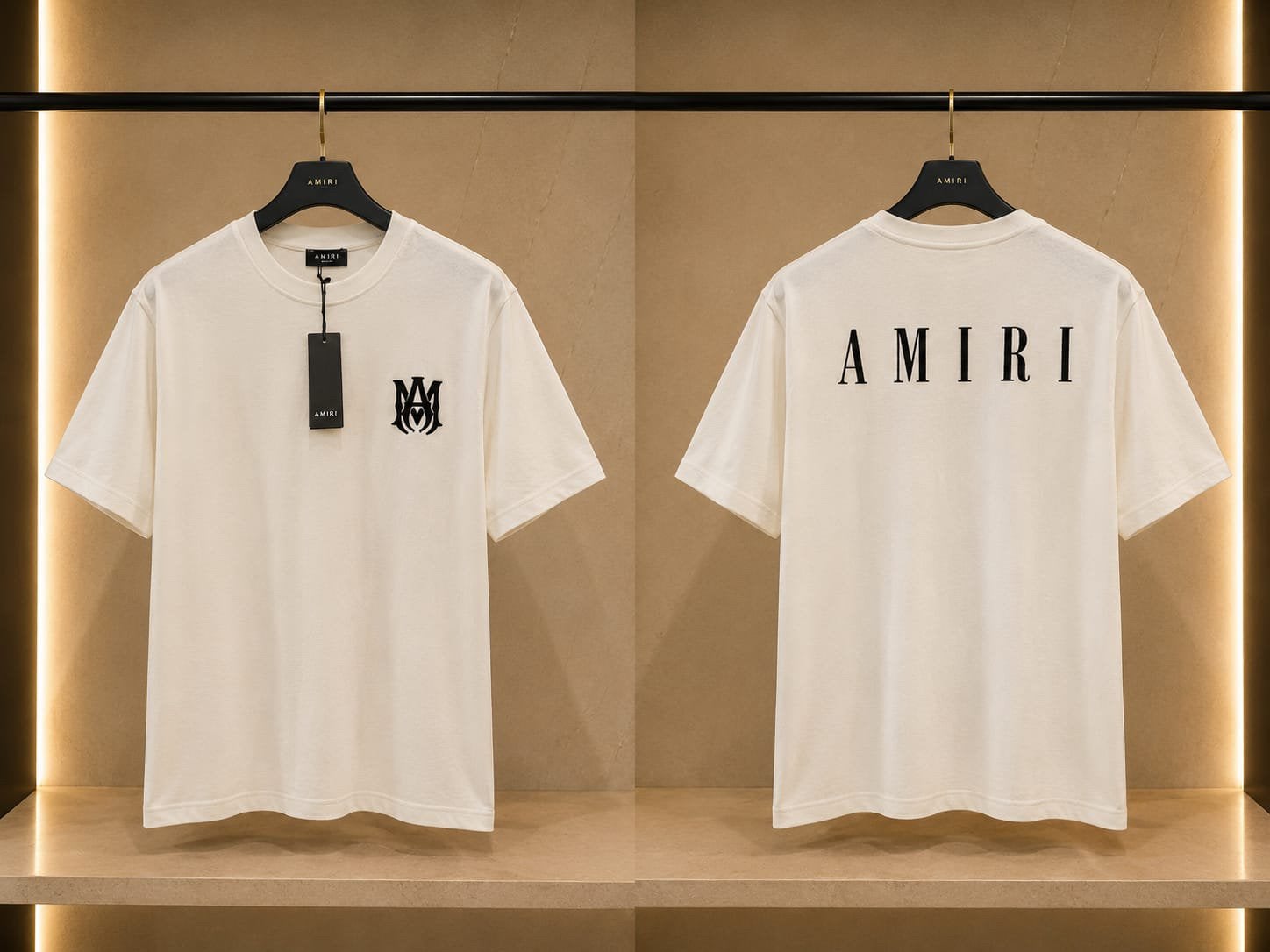 T-shirts Amiri - size : S - M - L - XL - XL - XXL, Kleding | Heren, Ophalen of Verzenden, Nieuw, Wit