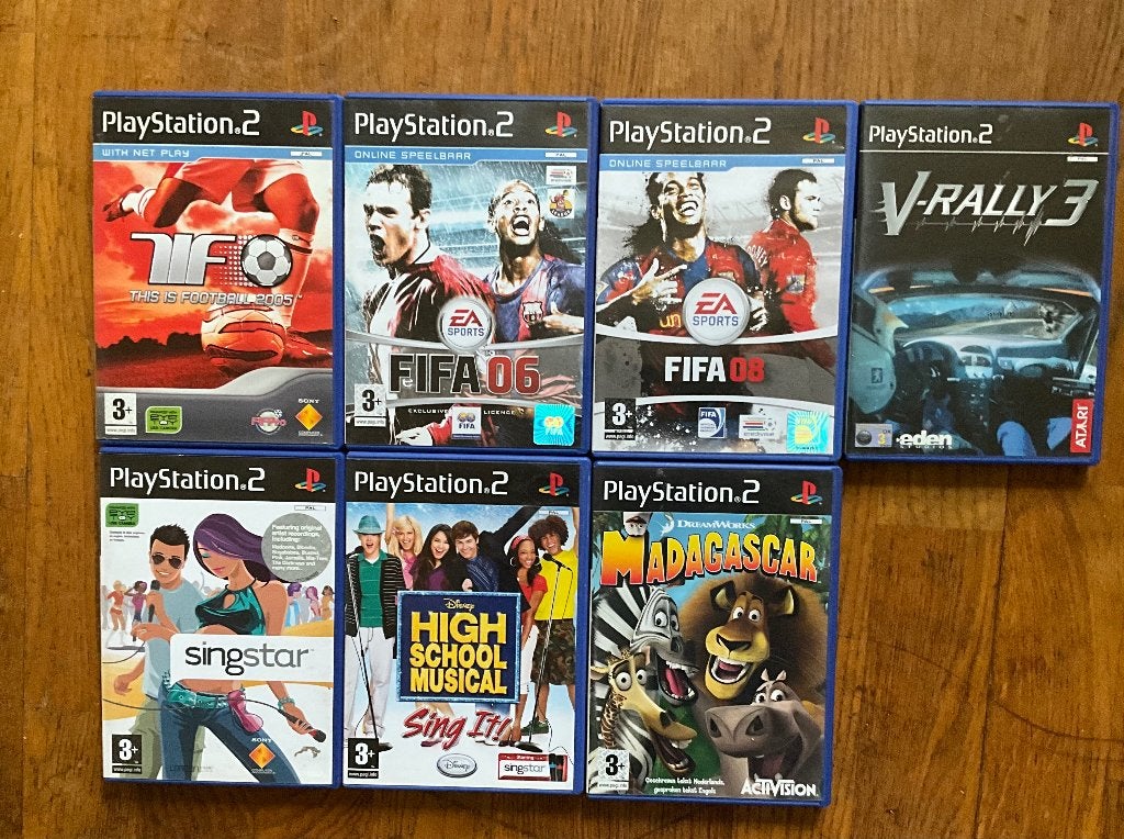 Jeux PlayStation PS2 singstar,fifa, Madagascar, V-rally etc., Consoles de jeu & Jeux vidéo, Jeux | Sony PlayStation 2, 2 joueurs