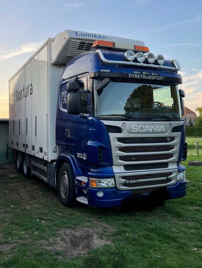 Scania r560 v8 6x4 te koop, Auto's, Automaat, Euro 5, Zwart, Scania