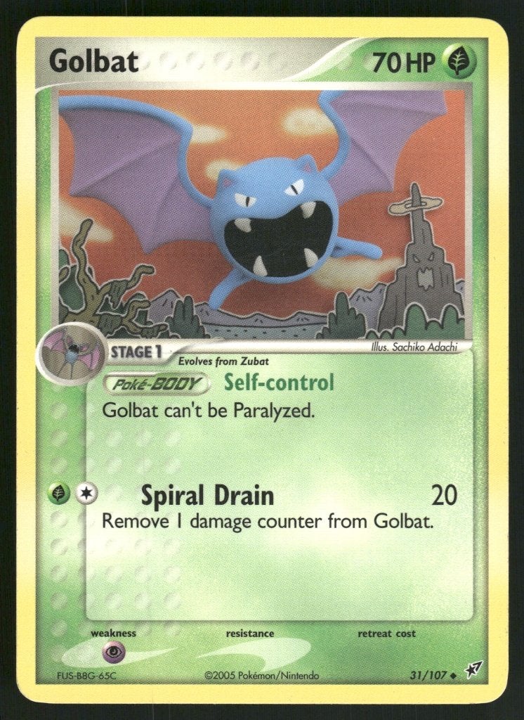 Golbat 31/107 - Deoxys (NM), Envoi, Utilisé