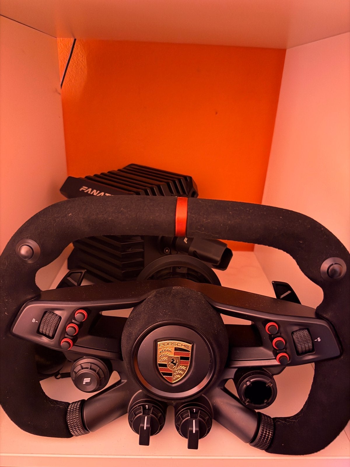 FANATEC CSL DD QR2 avec BOOST KIT8NM PORSCHE et PÉDALIER CSL, Enlèvement, Comme neuf