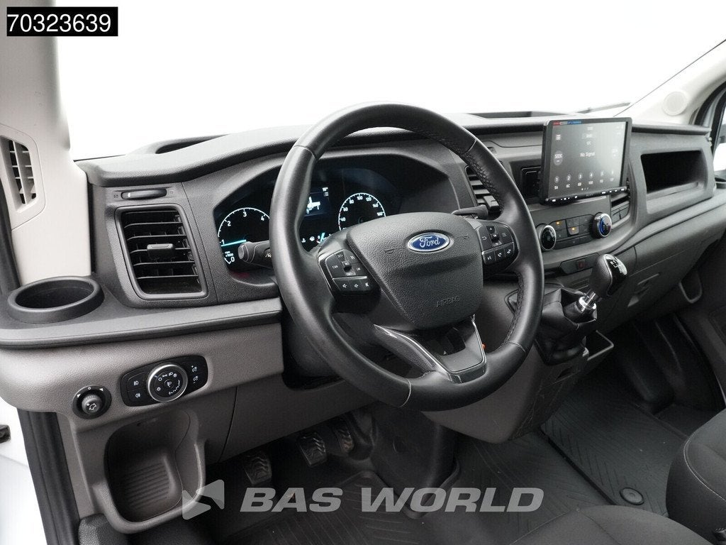 Ford Transit 165pk Laadklep Zijdeur Dubbellucht Bakwagen Air, Stof, 4 cilinders, Wit, Bedrijf