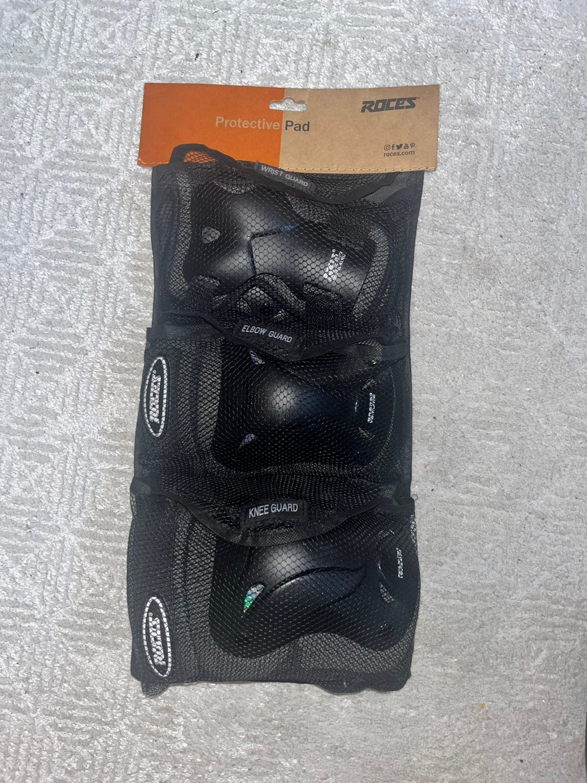 Kit de protection noir Roces, Enlèvement ou Envoi, Comme neuf, Protection, Roces