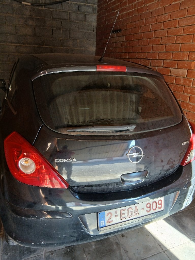 Opel corsa 2008, Auto's, Zwart, 4 cilinders, Zwart, Particulier