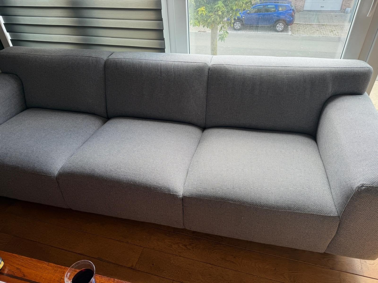joli 3 sièges en tissu gris, Enlèvement