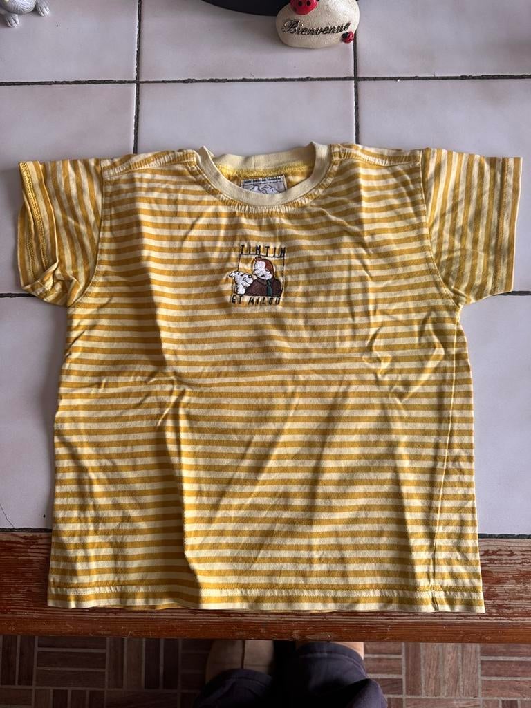Tee-shirt Tintin, Enlèvement, Comme neuf, Garçon ou Fille, Chemise ou À manches longues