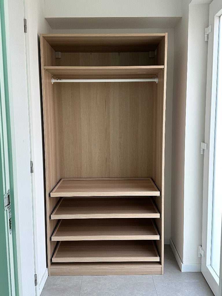 Ikea pax kast, Ophalen, 100 tot 150 cm, 200 cm of meer, Zo goed als nieuw