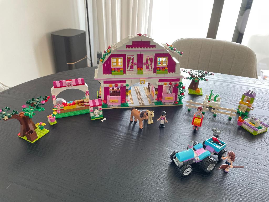 LEGO Friends Bundel – Sunshine Harvest & Paardenstal, Ophalen, Lego, Friends, Zo goed als nieuw