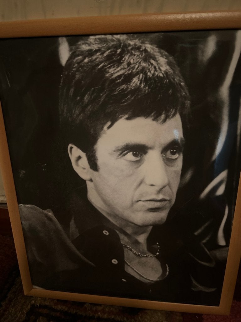 Al Pacino ingelijste foto uit de film Scarface 1983, Verzamelen, Ophalen, Film