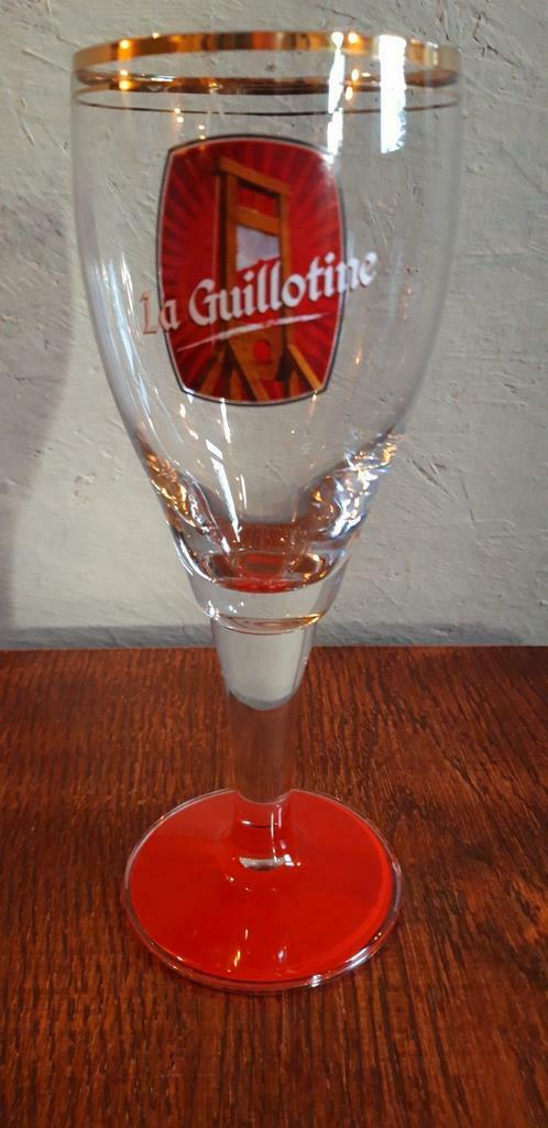 La Guillotine bierglazen, Ophalen of Verzenden, Zo goed als nieuw
