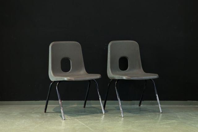 Robin Day voor Hille vintage kinderstoel 5€ per stuk, Ophalen, Gebruikt