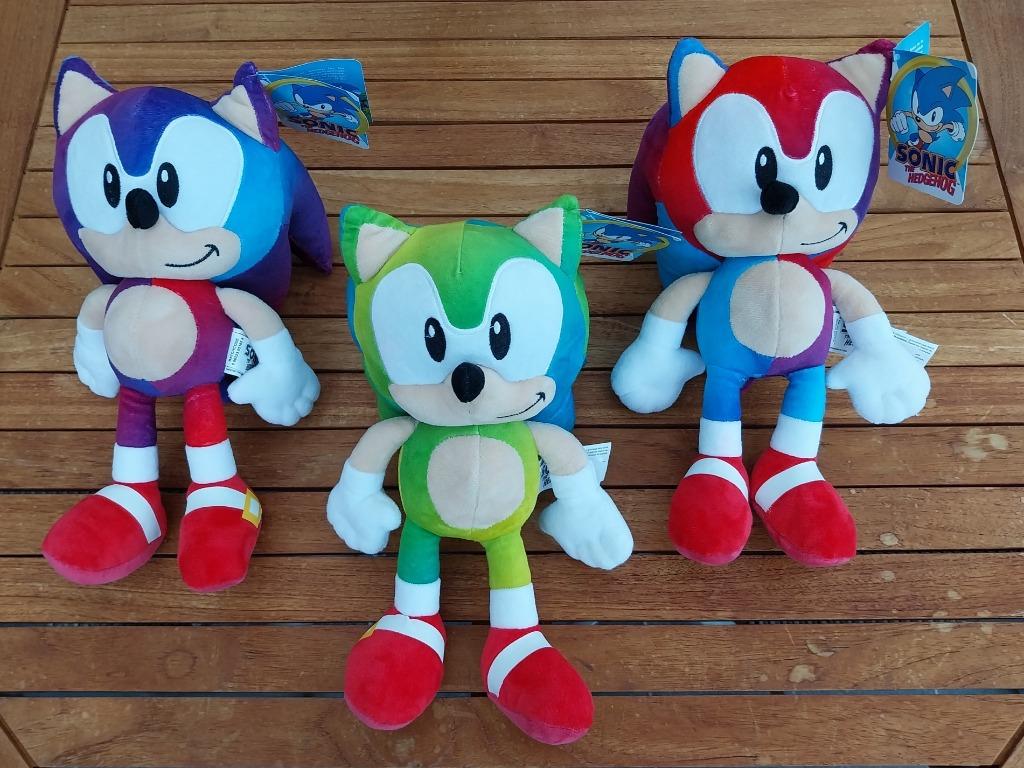 Sonic the hedgehog peluches/knuffels serie van 3 Sega nieuws, Enlèvement ou Envoi, Neuf